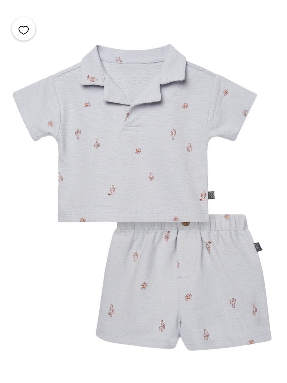 Modern Moments by Gerber Baby Boy Shirt and Short Set